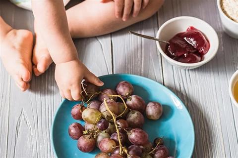في أي عمر يتناول الرضيع العنب؟